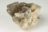 Tabular Barite Crystal Cluster with Phantoms - Peru #204756-1